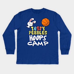 Tasty Pebbles Hoops Camp Kids Long Sleeve T-Shirt